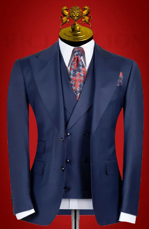 Men's Suits with Solid ColorsPortofino Three Piece Suit