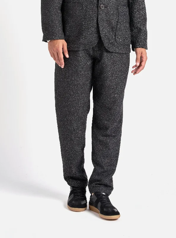 Men's Suits with Security PocketsUniversal Works Military Chino in Black Levisham Wool Mix