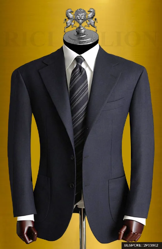 Men's Suits with Brass ButtonsAluminum Two Piece Suit