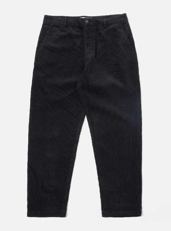 Elegant Men's Linen SuitsUniversal Works Military Chino in Black Cord