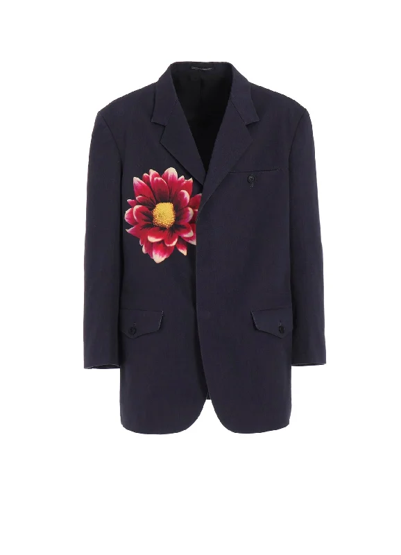 Men's Suits with Security PocketsFLOWER PRINT JACKET "POPPY"