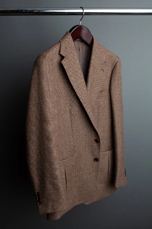 Men's Suits with Pleated TrousersBirdseye Tweed Jacket