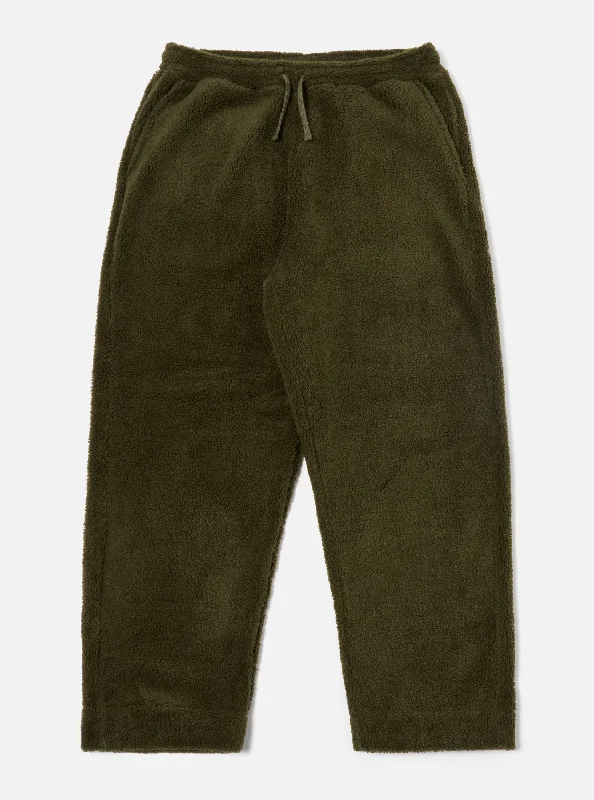 Men's Suits for Financial ServicesUniversal Works Judo Pant in Olive Mountain Fleece