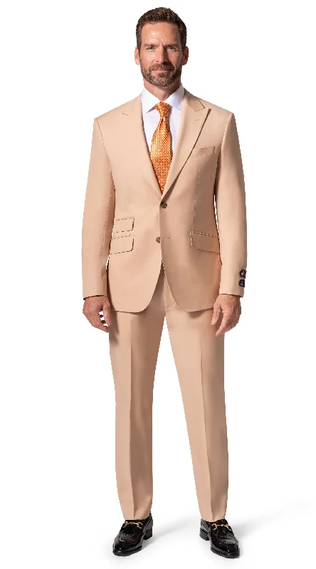 Men's Suits with Reinforced StitchingBerragamo Elegant - 10174.001 Wool Suit Slim Peak