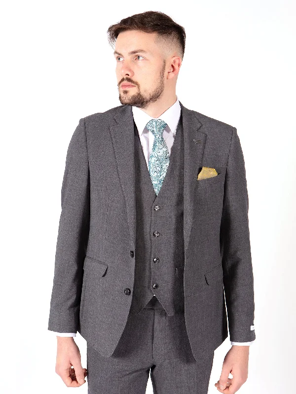 Men's Suits for Short MenGrey Suit