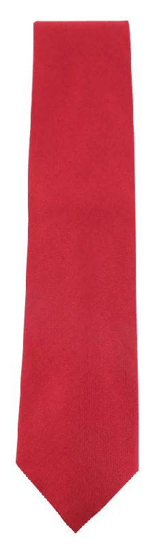 Men's Suits with Single VentsFinamore Napoli Red Tie