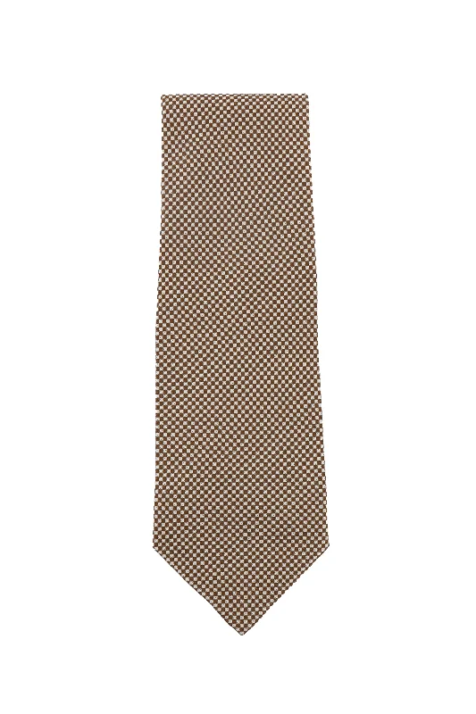 Men's Suits with Shawl LapelsCesare Attolini Brown Tie