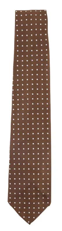 Men's Suits with Unstructured JacketsFinamore Napoli Brown Tie