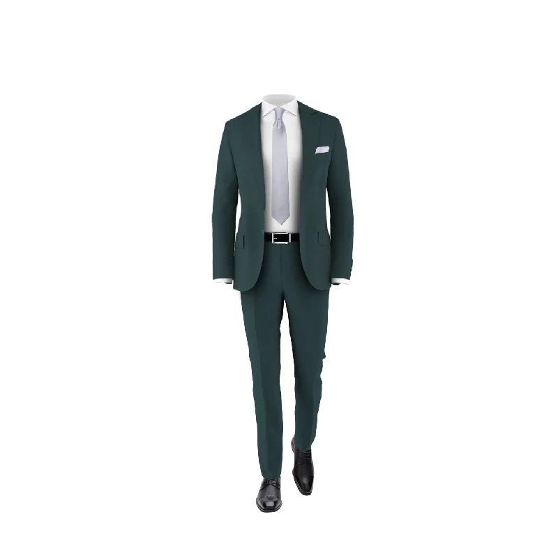 Men's Suits with Pleated TrousersGreen Pants