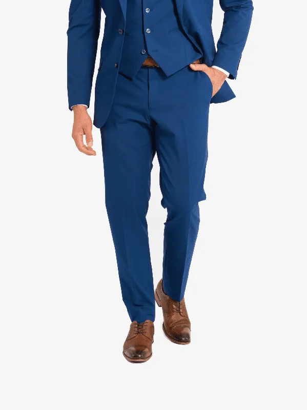 Men's Suits with Athletic FitsBlue Tuxedo Pants