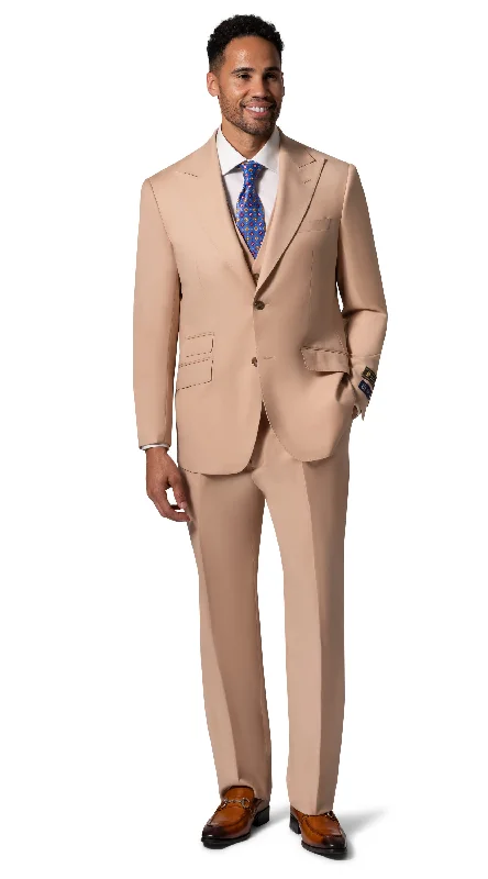 Men's Suits for Job InterviewsBerragamo Essex Elegant - Faille Wool 10174.001 Suit