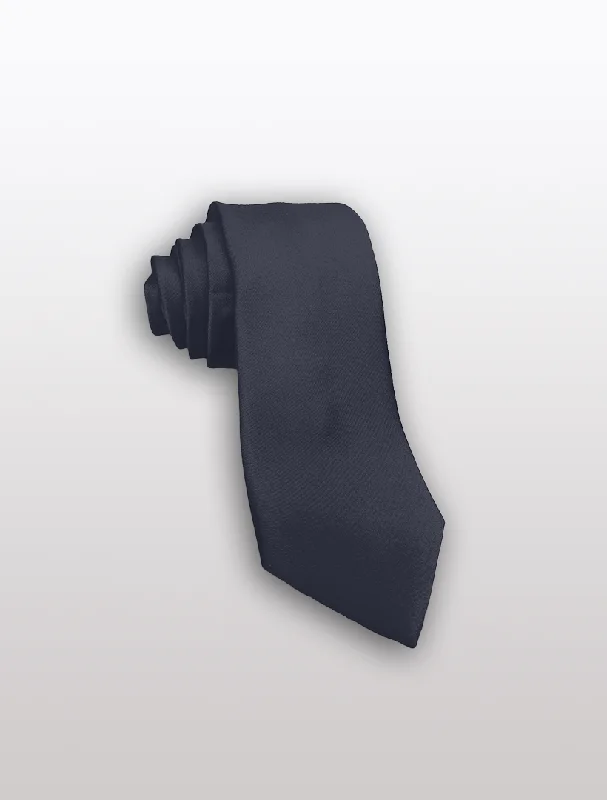 Men's Suits with Pleated TrousersNavy Men's Microfiber Tie