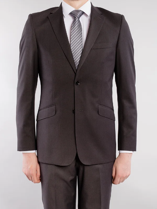 Men's Suits with Side-Adjustable Trouser WaistsCharcoal Suit