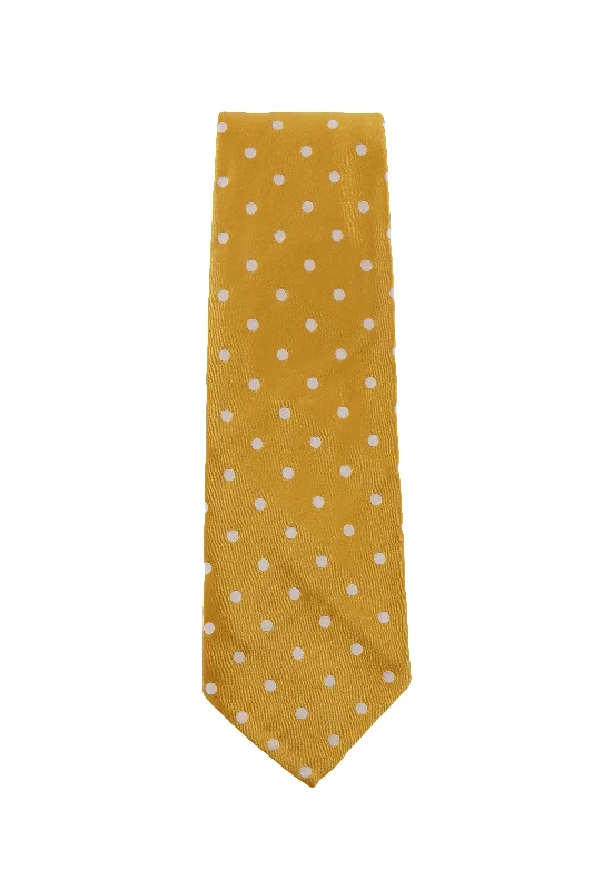 Best Men's Tailored SuitsFinamore Napoli Yellow Tie