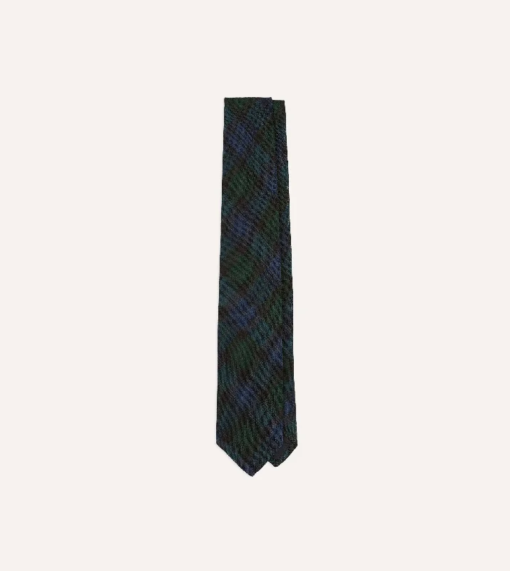 Cool Men's Modern SuitsBlackwatch Fine Woven Grenadine Silk Tipped Tie