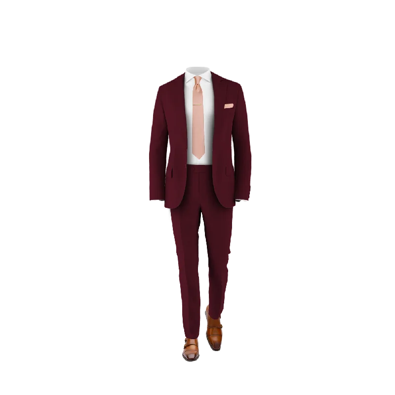 Men's Suits for Tall MenBurgundy Suit Pants