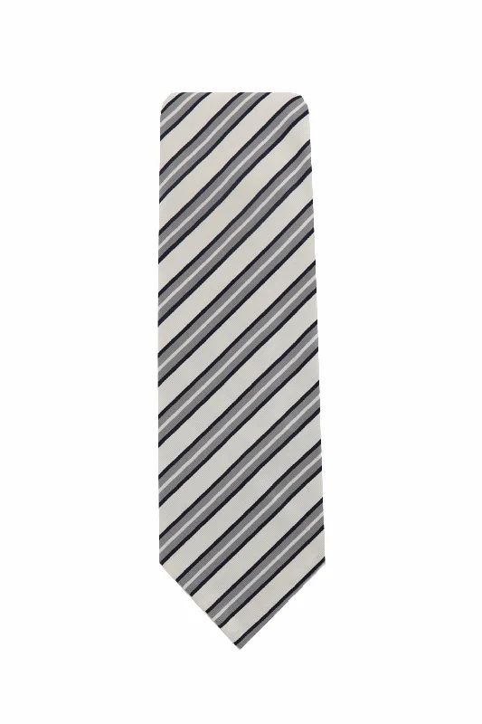 Men's Suits with Wrinkle-Resistant FabricsCesare Attolini Cream Tie