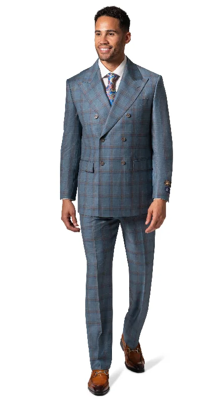 Men's Suits for Cold WeatherBerragamo Elegant - Faille Wool 10005.4100 D/B Big & Tall Suit