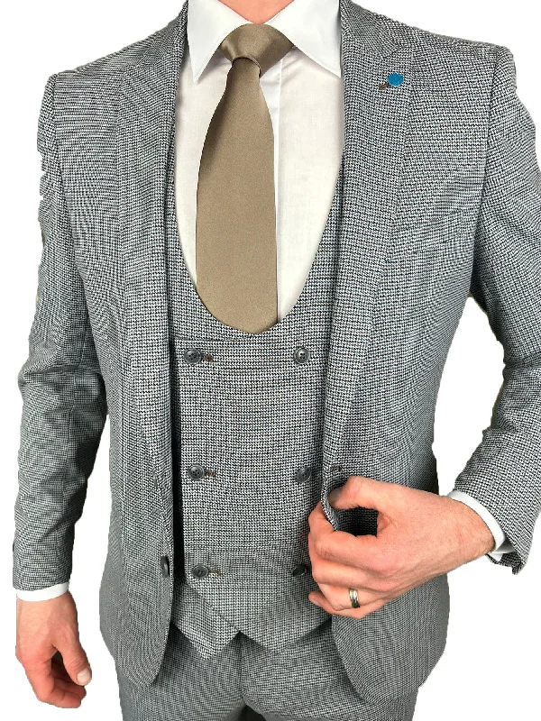 Men's Suits with Cotton LiningsH/Tooth Suit