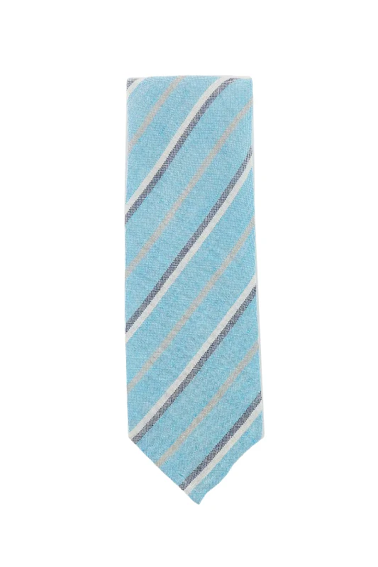 Modern Men's Tailored BlazersFinamore Napoli Light Blue Tie