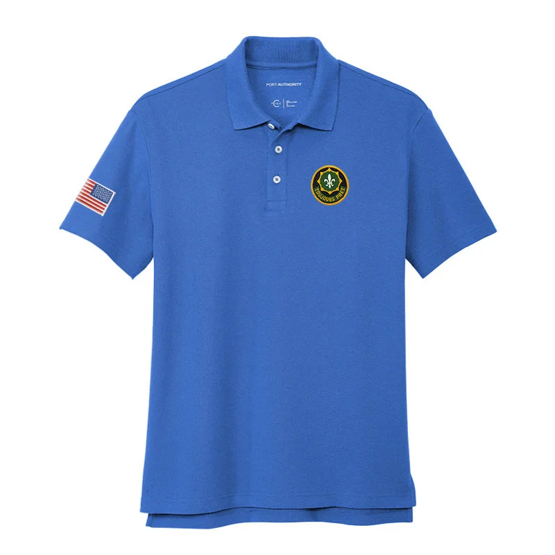 Men's Shirts with Chest Pockets2nd Cavalry Regiment Cotton Blend Polo Shirt