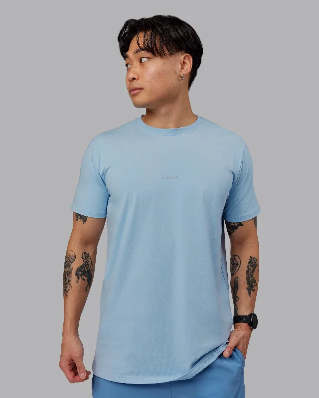 Men's Shirts with Embellished SleevesBase FLXCotton Tee - Ice Blue