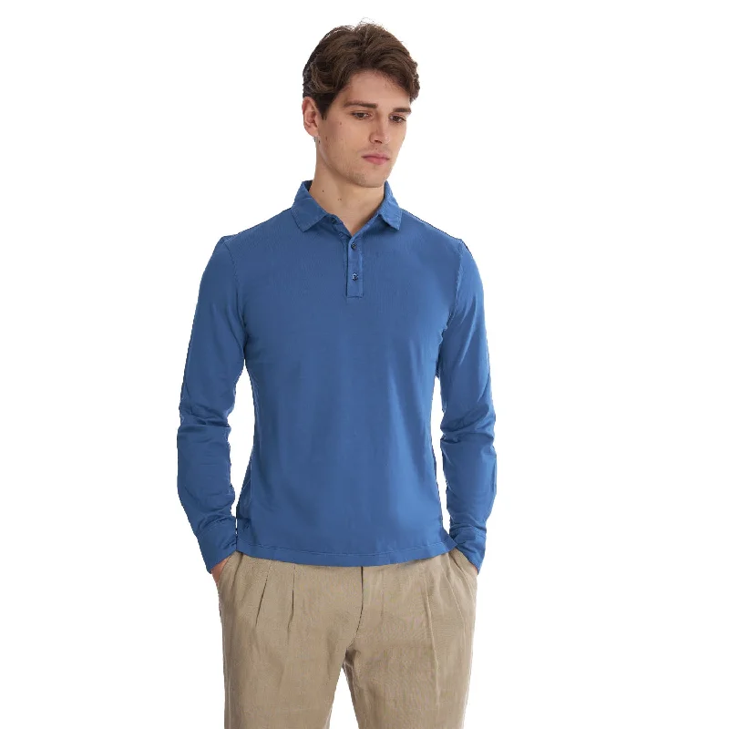 Men's Shirts for BoatingBLUETTE LONG SLEEVE POLO