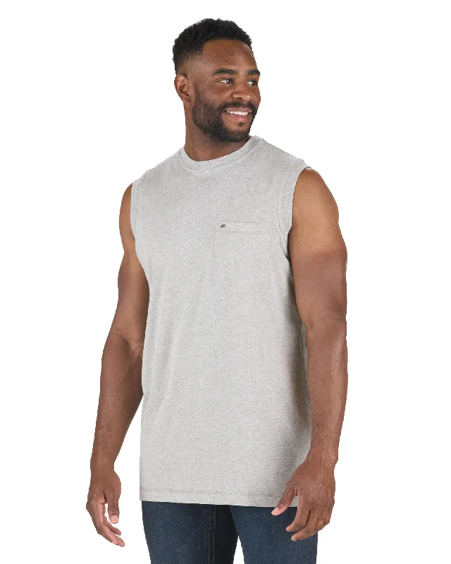 Men's Shirts with CollarsPerformance Sleeveless Pocket T-Shirt