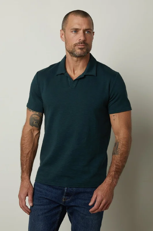 Men's Shirts with Pin CollarsDILAN COTTON BLEND POLO