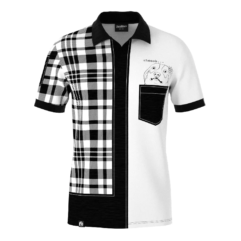 Elegant Men's Dress ShirtsDog Sheesh Polo Shirt