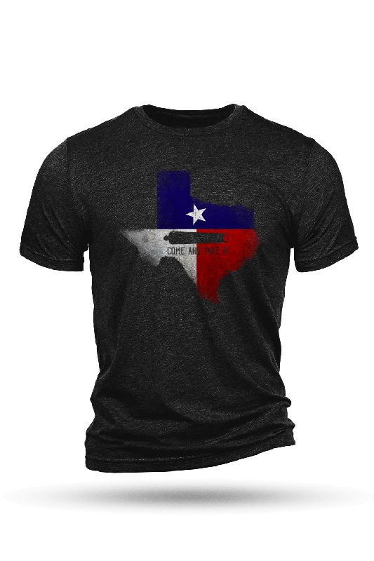 Men's Shirts with Graphic SleevesEnlisted 9 - Tri-Blend T-Shirt - Texas Come and Take It