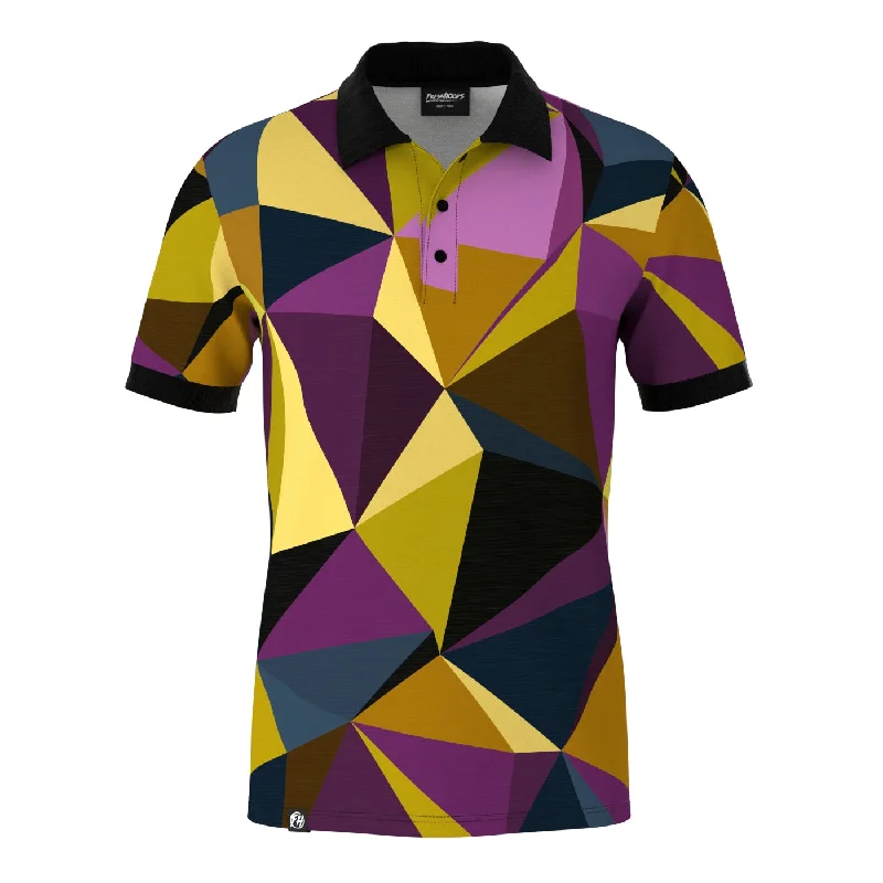 Men's Shirts with Embellished CollarsFan Cubes Polo Shirt