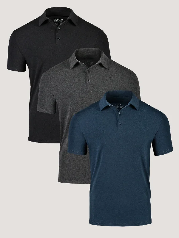 Men's Performance Shirts for SportsFoundation Performance Polo 3-pack