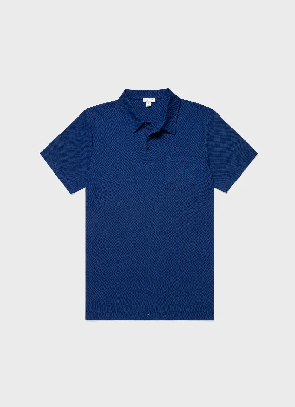 Men's Shirts with Antimicrobial TreatmentMen's Riviera Polo Shirt in Space Blue