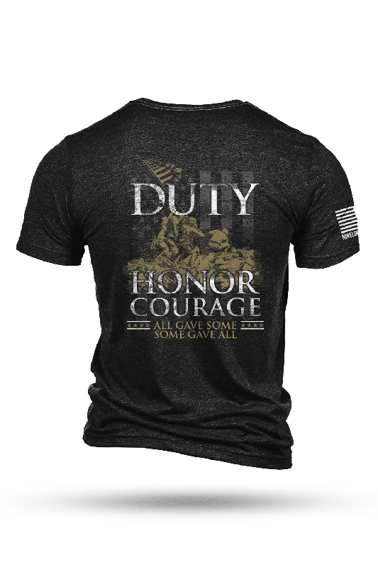 Men's Shirts with TiesDuty Honor Courage - T-Shirt