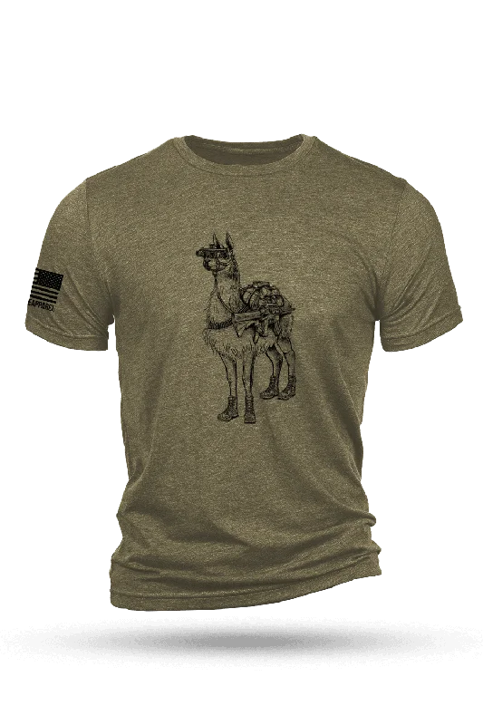 Men's Shirts with Appliqué DetailsFreedom Llama - T-Shirt