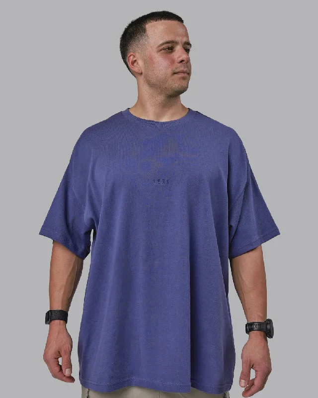 Men's Shirts with Velcro ClosuresMVP Heavyweight Tee Oversize - Future Dusk