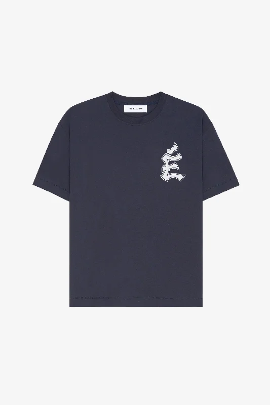 Men's Shirts with Adjustable HemlinesRELAX TEE SHIRT THE CITY NAVY