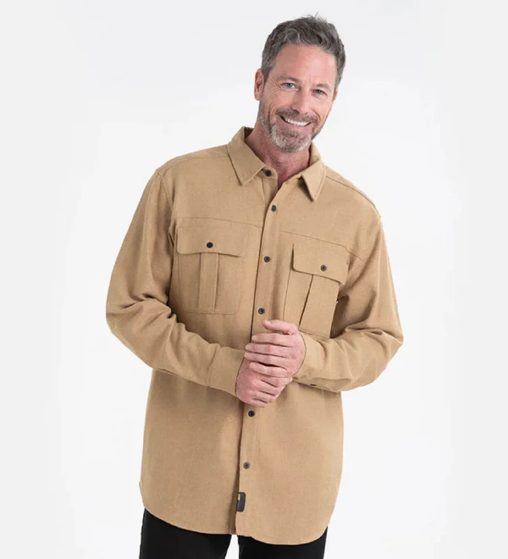 Men's Shirts with Convertible CollarsThorogood Men's Heavyweight Brushed Flannel Button-Down Long Sleeve Work Shirt