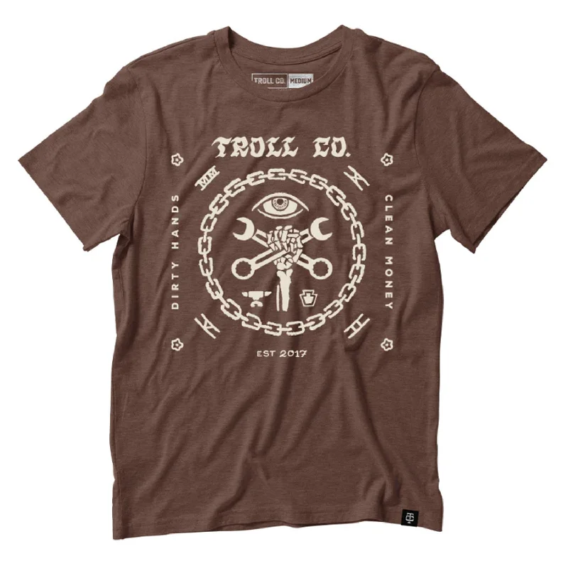 Men's Shirts with Raw-Edge HemlinesTroll Co. Men's Voodoo Graphic T-Shirt