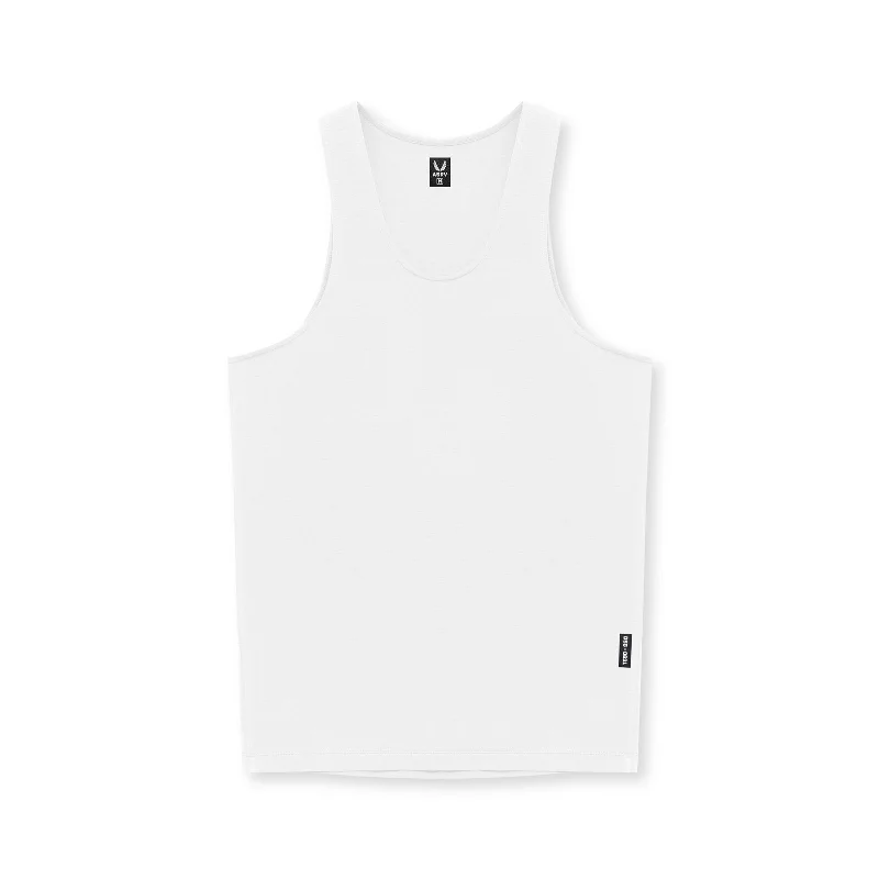 Men's Shirts with Hidden Buttons0631. Solucell™ Essential Slim Tank - White