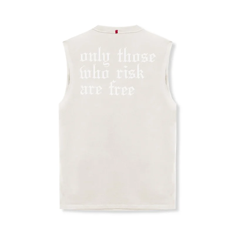 Men's Shirts with Mandarin Collars0807. Tech Essential™ Relaxed Cutoff   -   Stone/White "OTWR"