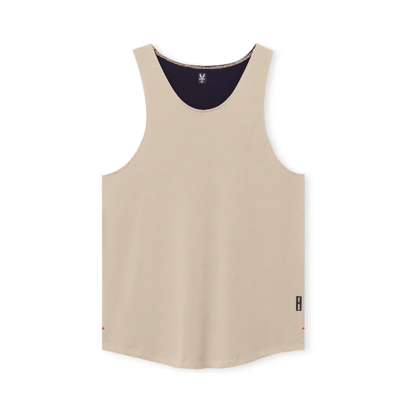 Men's Flowy Shirts for a Relaxed Look0808. Supima® Vented Tank - Beige