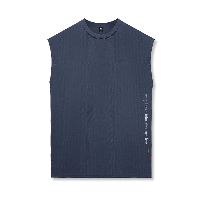 Men's Shirts with Spread Collars0829. Silver-Lite™ 2.0 Oversized Cutoff - Navy "OTWR"