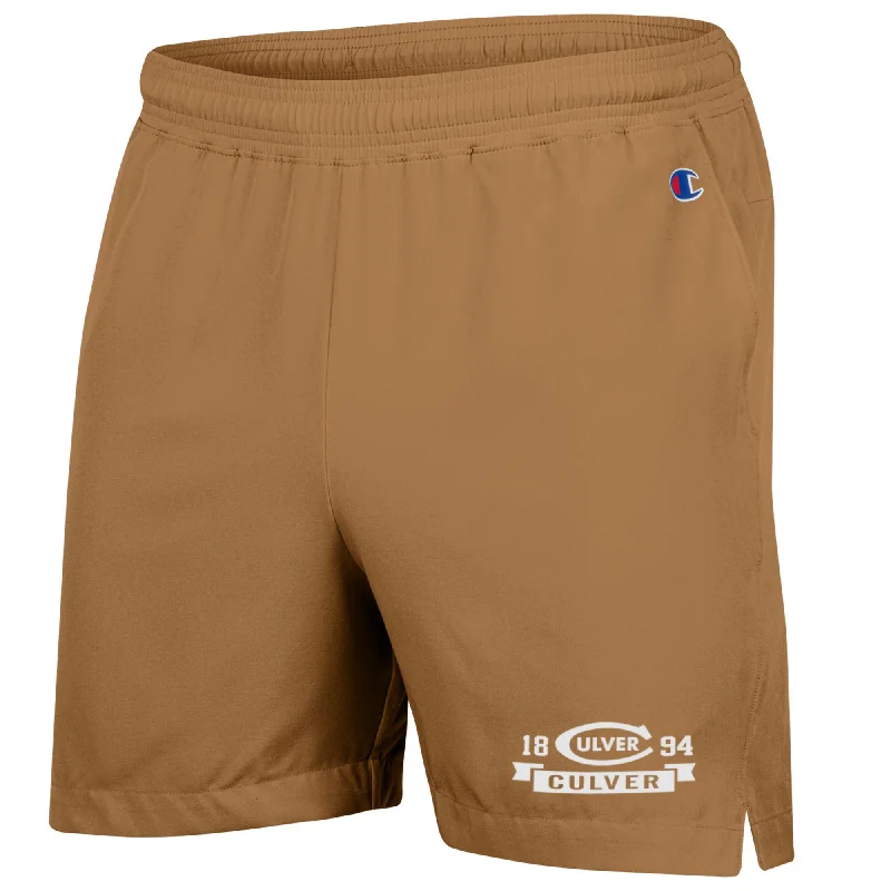 Men's Pants with Contrast WaistbandsChampion Woven Short - Briefly Brown