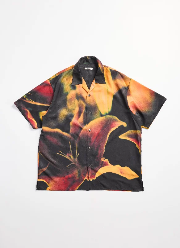 Men's Vintage T-Shirts for a Retro VibeINITIAL x Mika Ninagawa Flowers Open Collar Shirt