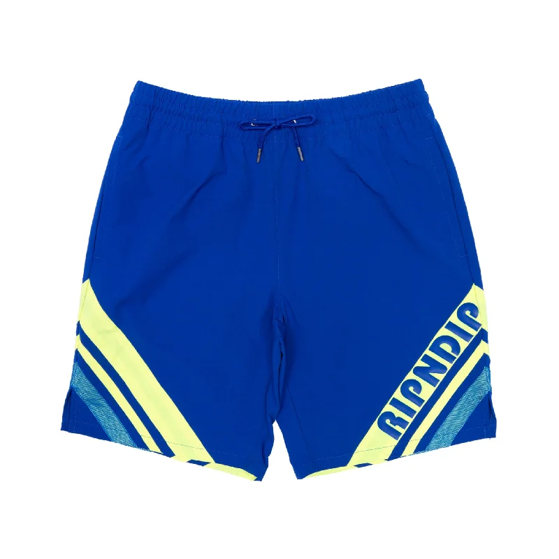 Men's Pants with Ripped and Distressed DetailsBaja Swim Shorts (Royal Blue)