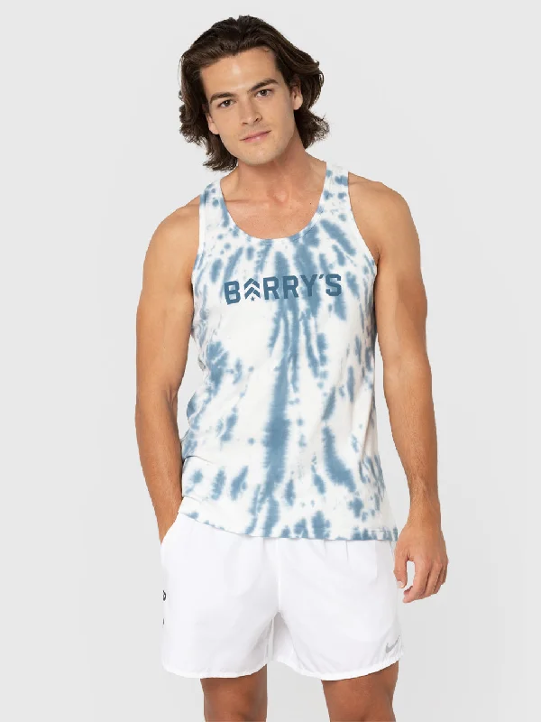 Men's Shirts with Patchwork SleevesBARRY'S VERTICAL TIE DYE JERSEY TANK