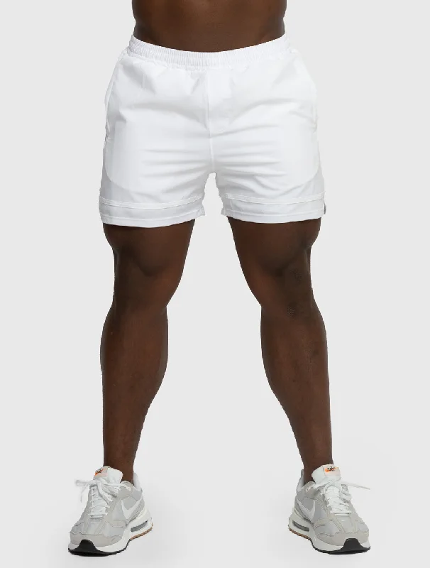 Men's Denim Shorts for SummerBARRY'S WHITE 4IN LINED VICTORY SHORT