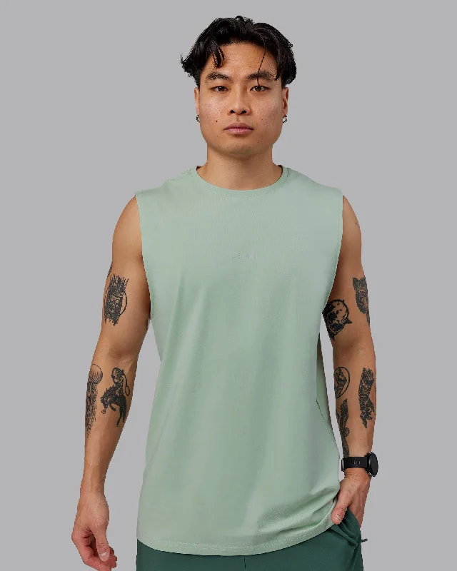 Men's Shirts with Pleated HemlinesBase FLXCotton Tank - Surf Spray